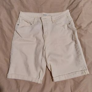 Old navey jean shorts
